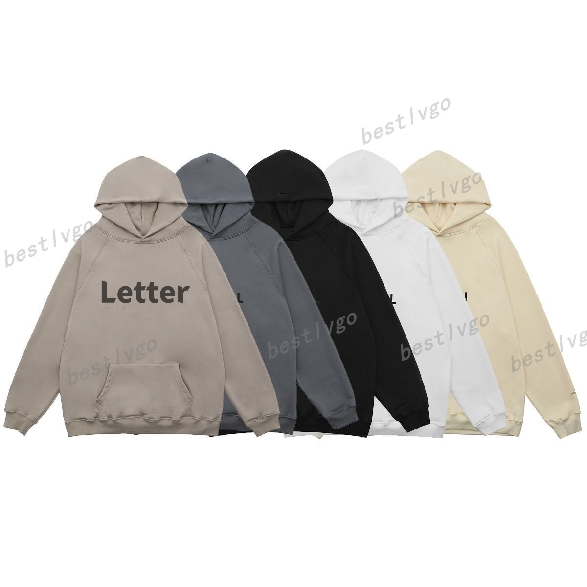 embroidery letter hoodies