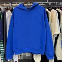 blue hoodie