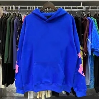 blue hoodie