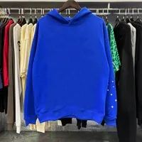 blue hoodie