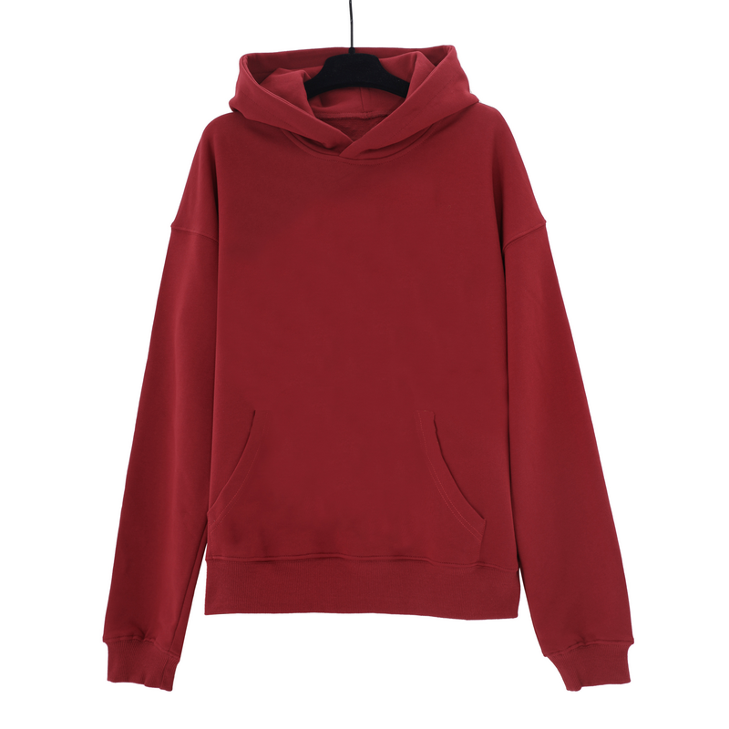 red hoodie