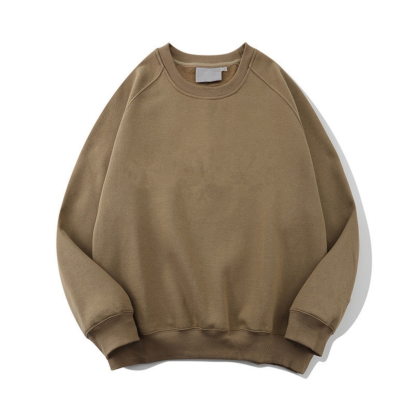 brown sweatshirt