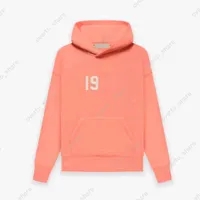 coral red hoodie