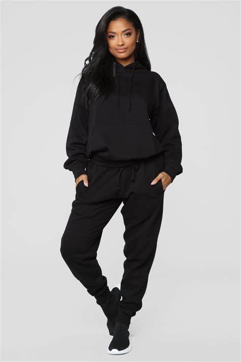 black tracksuit