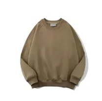 brown sweatshirt