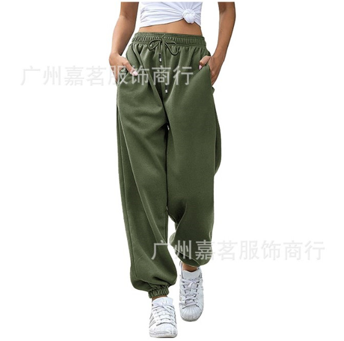 high waisted wide leg trousers women