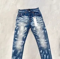 blue distressed jeans