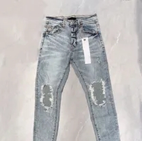 light blue distressed jeans