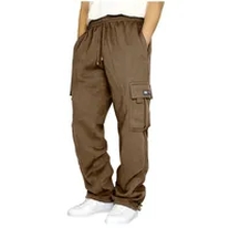 adjustable straight leg cargo pants