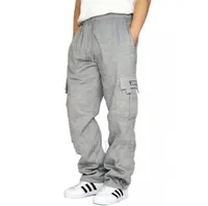 low rise cargo pants white