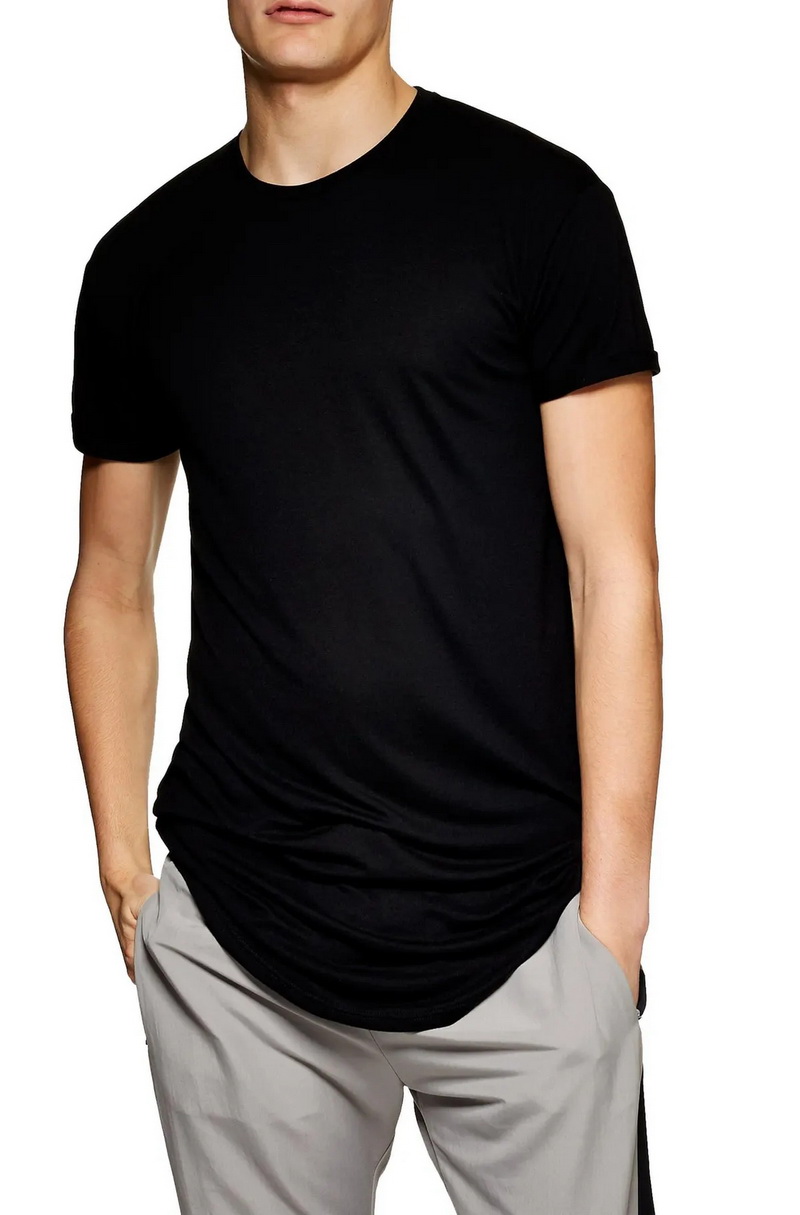 black tee shirt