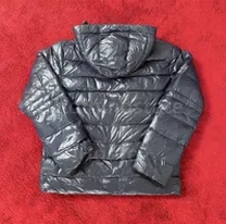 grey puffer jacket