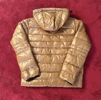 gold down jacket