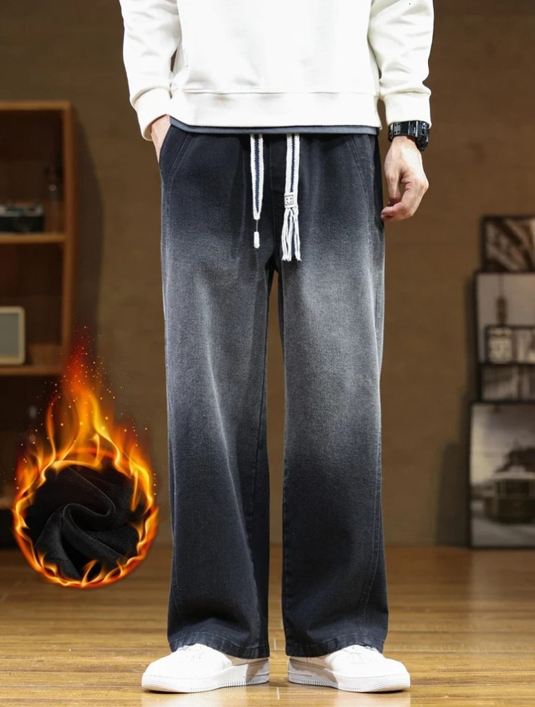 men's cotton-blend-fleece pants