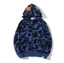 blue camouflage hoodie