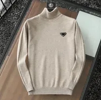 beige turtleneck sweatshirt