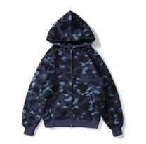 blue camo hoodie