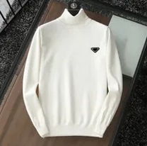 white turtleneck sweatshirt