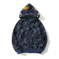 blue camo hoodie