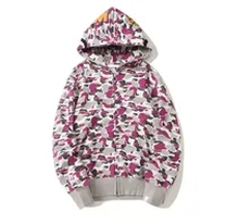 pink white camo hoodie