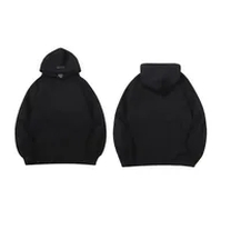 black hoodie