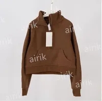 brown zip up hoodie