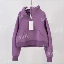 purple zip up hoodie