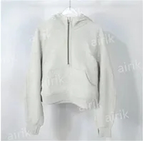 white hoodie with zipper