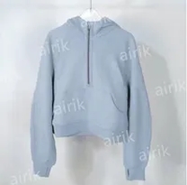 light blue hoodie with zipper