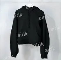 black hoodie with zipper