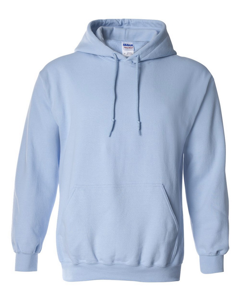 light blue hoodie