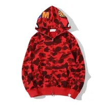 red camo hoodie