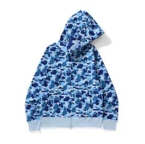 light blue spotted hoodie