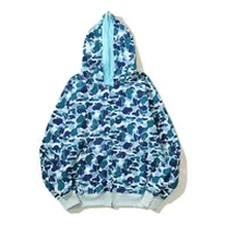 blue camo hoodie