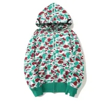 green white hoodie