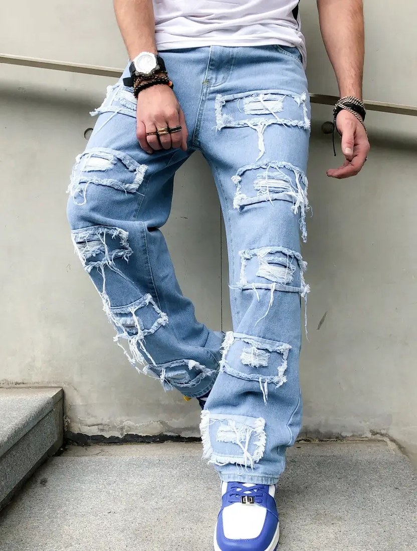 distressed jeans mens