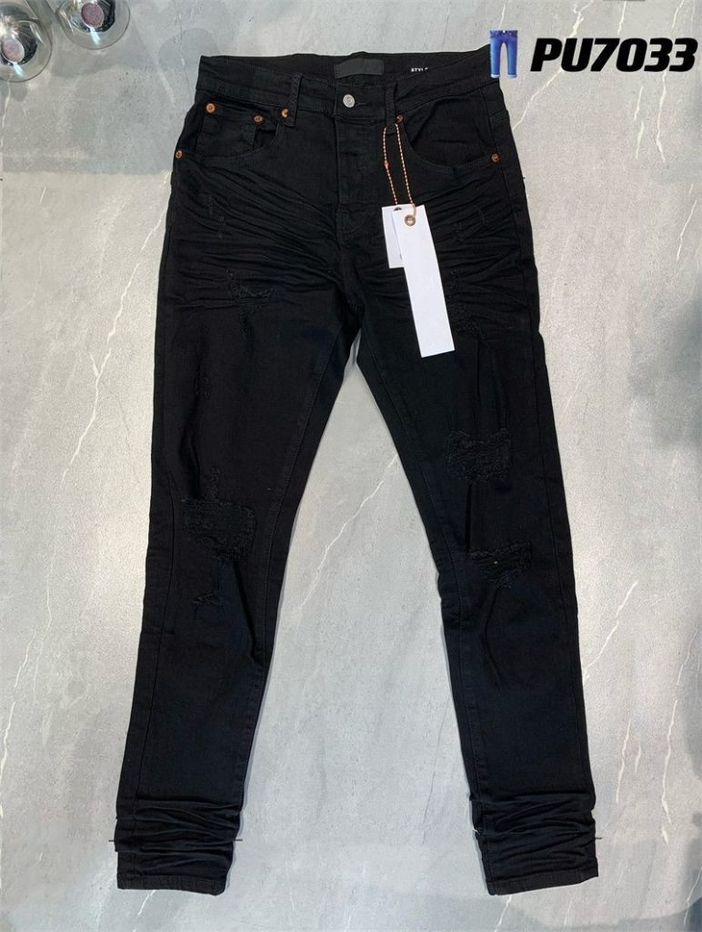 black denim jeans