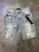 light blue short pants denim