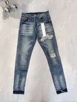 blue distressed jeans