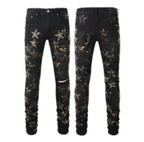 black stars jeans