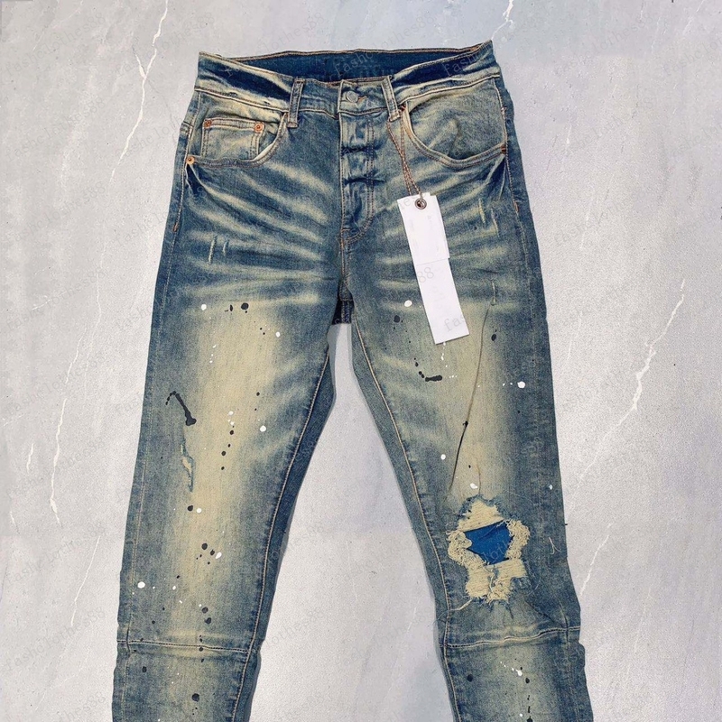 blue distressed jeans