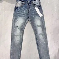 blue distressed jeans