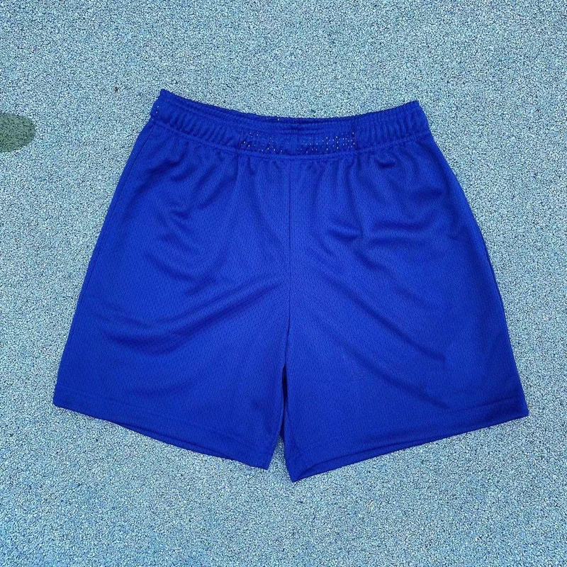 blue shorts