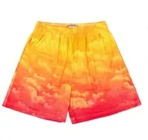 yellow and red shorts