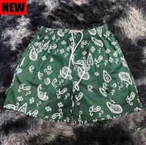 green short pants