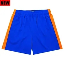 blue orenge short pants