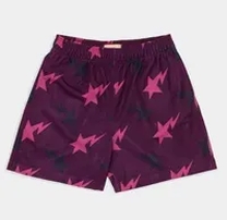 purple pink short pants