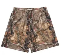 brown grey short pants