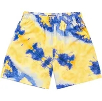 yellow blue short pants