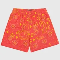 red and yellow shorts